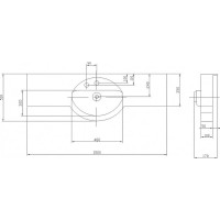 Раковина AQUATON Отель 1500/5 00019174