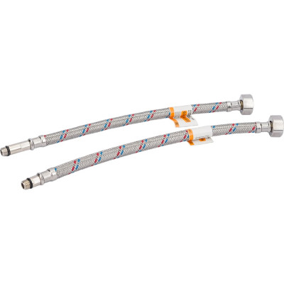 Подводка к смесителю (пара; 0.3 м; 1/2F-M10) VRT 521790