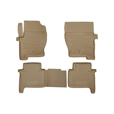 Коврики в салон ELEMENT для LEXUS LX570 2007-2012 г.в., 4 шт., полиуретан, бежевые NLC.29.07.212k