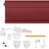 Рулонная штора PRAKTO Shantung 110х160 см, бордо 7792836