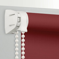 Рулонная штора PRAKTO Shantung 40х160см бордо 7792751