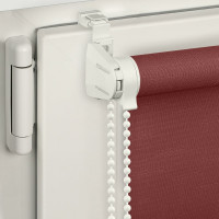 Рулонная штора PRAKTO Shantung 40х160см бордо 7792751