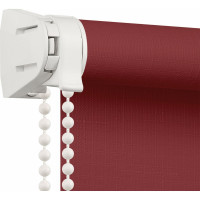 Рулонная штора PRAKTO Shantung 40х160см бордо 7792751
