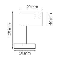 Адаптер для шинопровода Lightstar ASTA 594056