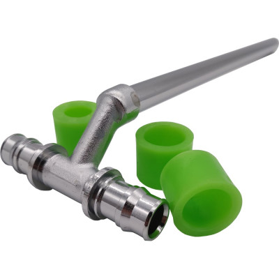 Приборная трубка BYR PEX Т-образная Оптима 20/2.0x15-T300x20/2.0 + гильзы 20/2.0 7291-0