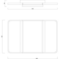 Накладной светильник Moderli Criteo V1063-CL