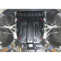 Защита картера АвтоБРОНЯ Porsche Cayenne 2010-2014 2014-2018/VW Touareg 2010-, st 2mm, 111.05824.2