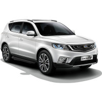 Пороги на автомобиль Rival Premium-Black для Geely Emgrand X7 I рестайлинг 2018-н.в., 173 см, 2 шт., алюминий A173ALB.1904.1