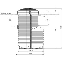 Станция биологической очистки Rostok Aero 7 Pro + 506.0000.899.001