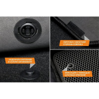 Коврики салона AutoFlex EVA, для Mitsubishi Eclipse Cross 2018-2021 2021-, цвет черный 3400301