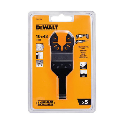 Полотно пильное погружное 10x43 мм, 5 шт. DEWALT DT20726