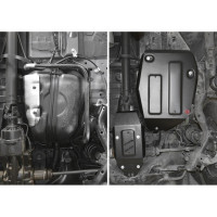 Защита топливного бака АвтоБРОНЯ для Haval H6 МКПП 4WD 2014-2016 2016-н.в., st 2mm, 111.09405.1
