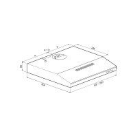 Кухонная вытяжка KRONA JESSICA slim 500 metallic PB 00026662