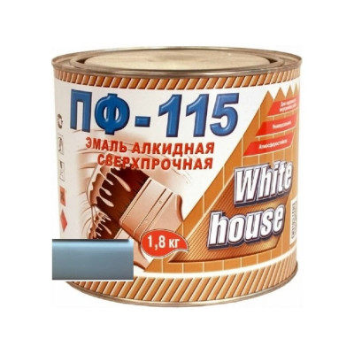 Эмаль White House ПФ-115 (серая; 1.8 кг) 15237
