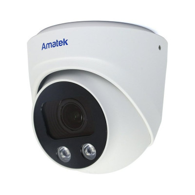 Купольная вандалозащищенная IP видеокамера Amatek AC-IDV203ZA мото; 2.7-13.5 mm 3Мп/2Мп 7000636
