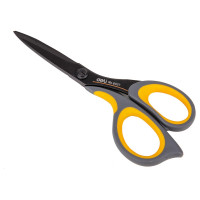 Ножницы DELI Expert Soft-touch (универсальные, 175 мм, ручки с резиновой вставкой, сталь, ассорти, блистер) E6027