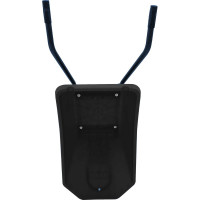 Строительная, одноколесная тачка Variant, с ЧЕРНЫМ ПЛАСТИКОВЫМ корытом, колесо 4.80/4.00-8, 120 л. 11120ЧПК