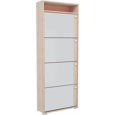 Обувница Leset Эдит 4S (2 уп.), зеркальная, дуб санома 7778-7883