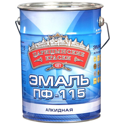 Эмаль Царицынские краски ПФ 115, синяя, 5 кг 79437