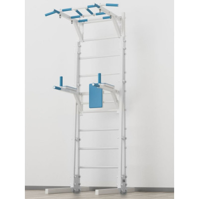 Напольная шведская стенка BARFITS new age r2 с рукоходом, белый na-r2-ruk-white