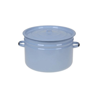 Эмалированный бак СТАЛЬЭМАЛЬ 24 л, серо-голубой, без рисунка 2с29 ХТ1705