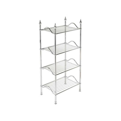 Этажерка Migliore MIRELLA L50хH107xP34 см, 4 полки-решетки, латунь, хром 26627