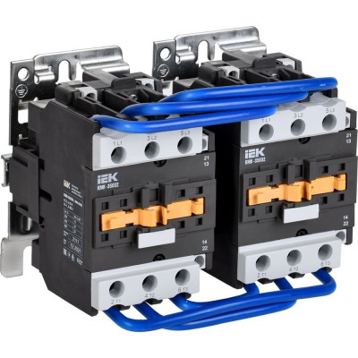 Контактор IEK кми-35032 реверс 50а 230в/ас3 2но;2нз KKM33-050-230-22-1