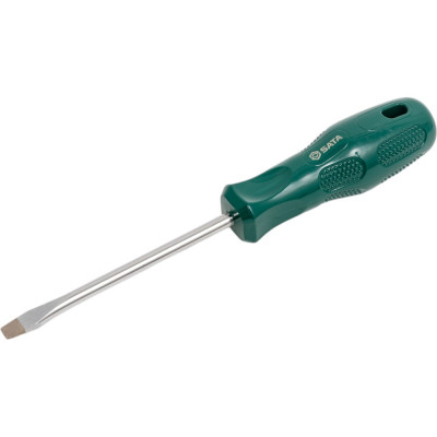 Отвертка Sata шлицевая SL-6x100мм, S62212