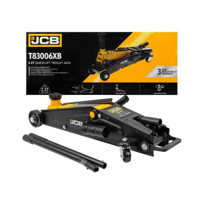 Подкатной гидравлический домкрат JCB 2.5 т, JCB-T83006B(XB)(58033)
