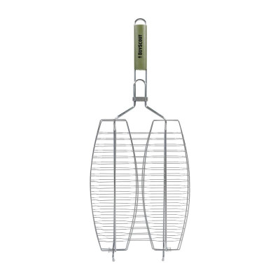 Решетка-гриль для рыбы BoyScout двойная, 60(+3)x36x25x3.5 см 61631