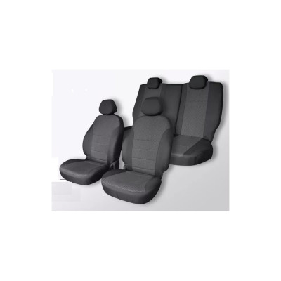 Чехлы на сиденья DEFLY Volkswagen Polo, 2010-2020, седан, сплошной задний ряд, жаккард Vw2-2