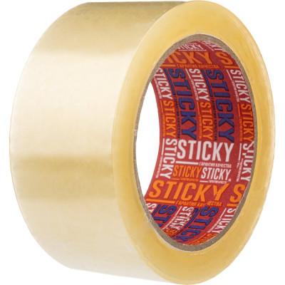 Упаковочная лента STICKY прозрачная 48 мм х 90 м 1012