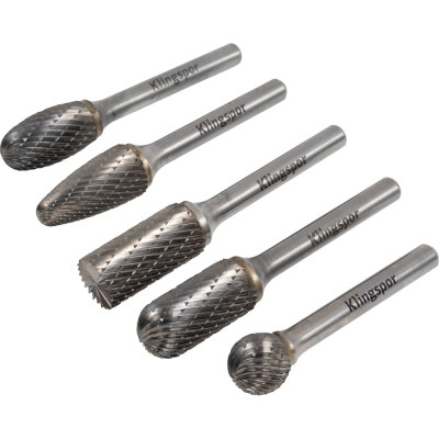 Набор HF 100 - комплект из 5 борфрез с крестообразными зубьями Klingspor 314620