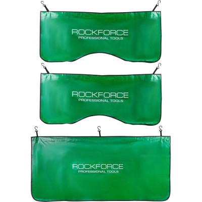 Накидки ПВХ защитные для автомобиля Rockforce с магнитным креплением, комплект 3 шт, (1100х450 мм - 2 шт, 1350х600 мм -1 шт) RF-88801(61682)