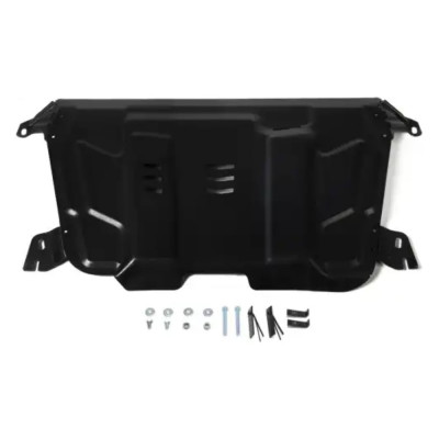 Защита картера + КПП + комплект крепежа AutoMax сталь, Toyota Highlander 2010-2014-2017-2020, V-3.5/Toyota Camry(XV70) 2018-, V-2.0;2.5;3.5/Toyota C AM.9519.1