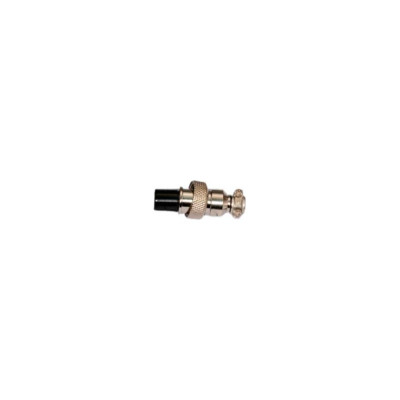 Разъем MIC12 Pro Legend 2P гнездо, металл, на кабель PL2214