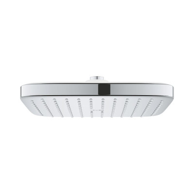 Верхний душ Grohe Tempesta 250 CUBE квадратный (низ-хром, верх-белый), хром 26685000