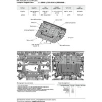 Защита радиатора Rival Lexus GX 460 09-13 13-/Toyota LC 150 Prado 09-17 17, 333.9516.1