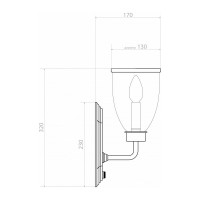 Настенный светильник Covali WL-38007