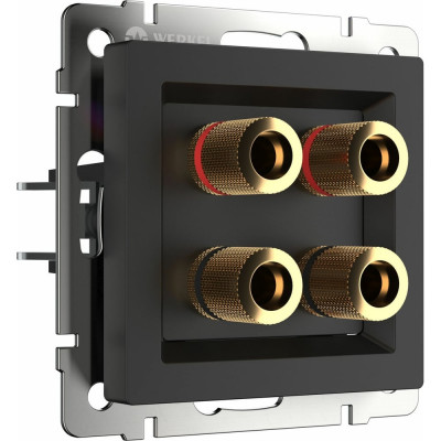 Акустическая розетка WERKEL W1185008/ черный матовый a051253