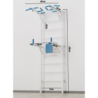 Шведская стенка BARFITS new age x2 турник рукоход, белый 4607120459419