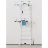 Шведская стенка BARFITS new age x2 турник 3 хвата, белый 4607120459445