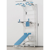 Шведская стенка BARFITS new age x3 турник рукоход, белый 4607120459455