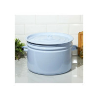 Эмалированный бак СТАЛЬЭМАЛЬ 24 л, серо-голубой, без рисунка 2с29 ХТ1705