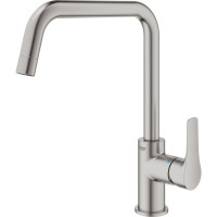 Смеситель для кухни GROHE Eurosmart 2021, U-образный высокий излив, суперсталь 30567DC0