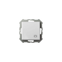 Кнопка звонка LIREGUS белая epsilon 28-011