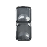 Розетка IEK Tors 2-ая с з/к кр. вертикальная 16а ip55 ts132 графит TS-R26-16-55-V-K53