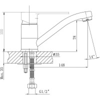 Смеситель для кухни ESKO Belgrade BD 15