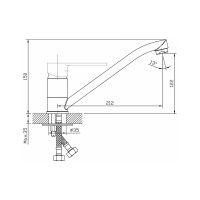 Смеситель для кухни ESKO Belgrade арт. BD 05