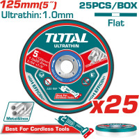 Диск по металлу 125мм TOTAL 25 шт. TAC21012525